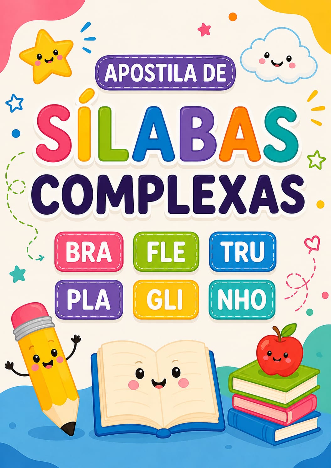 Capa do material APOSTILA DE SÍLABAS COMPLEXAS