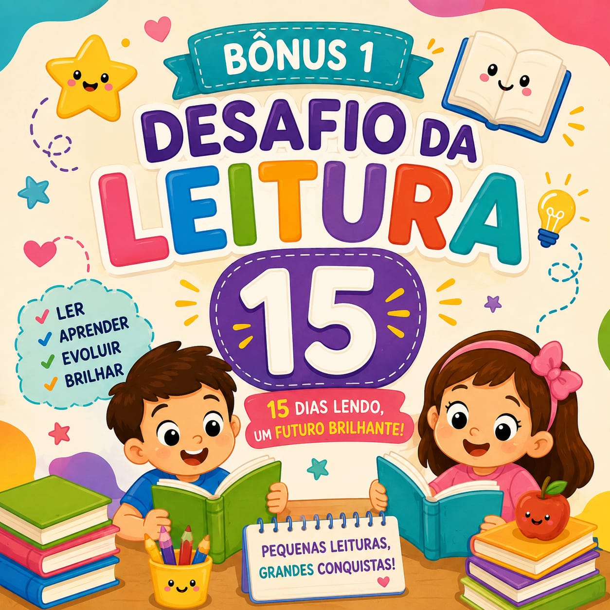Capa do bônus DESAFIO LEITURA 15